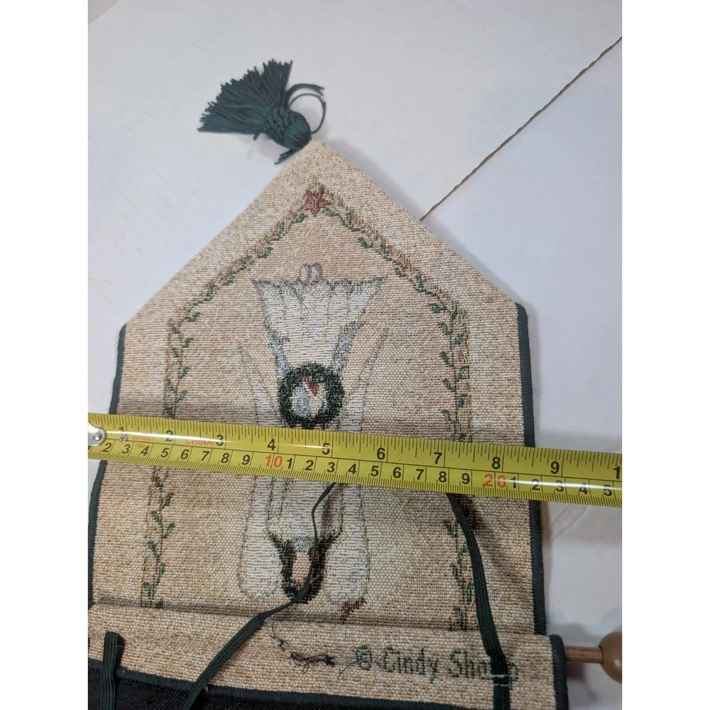 Cindy Shamp Angel of the Seasons Bell Pull Tapestry Wall Hanging USA 41